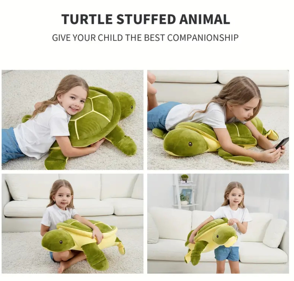 “Hey Dude” Sea Turtle, Jumbo Plush Huge Pillow