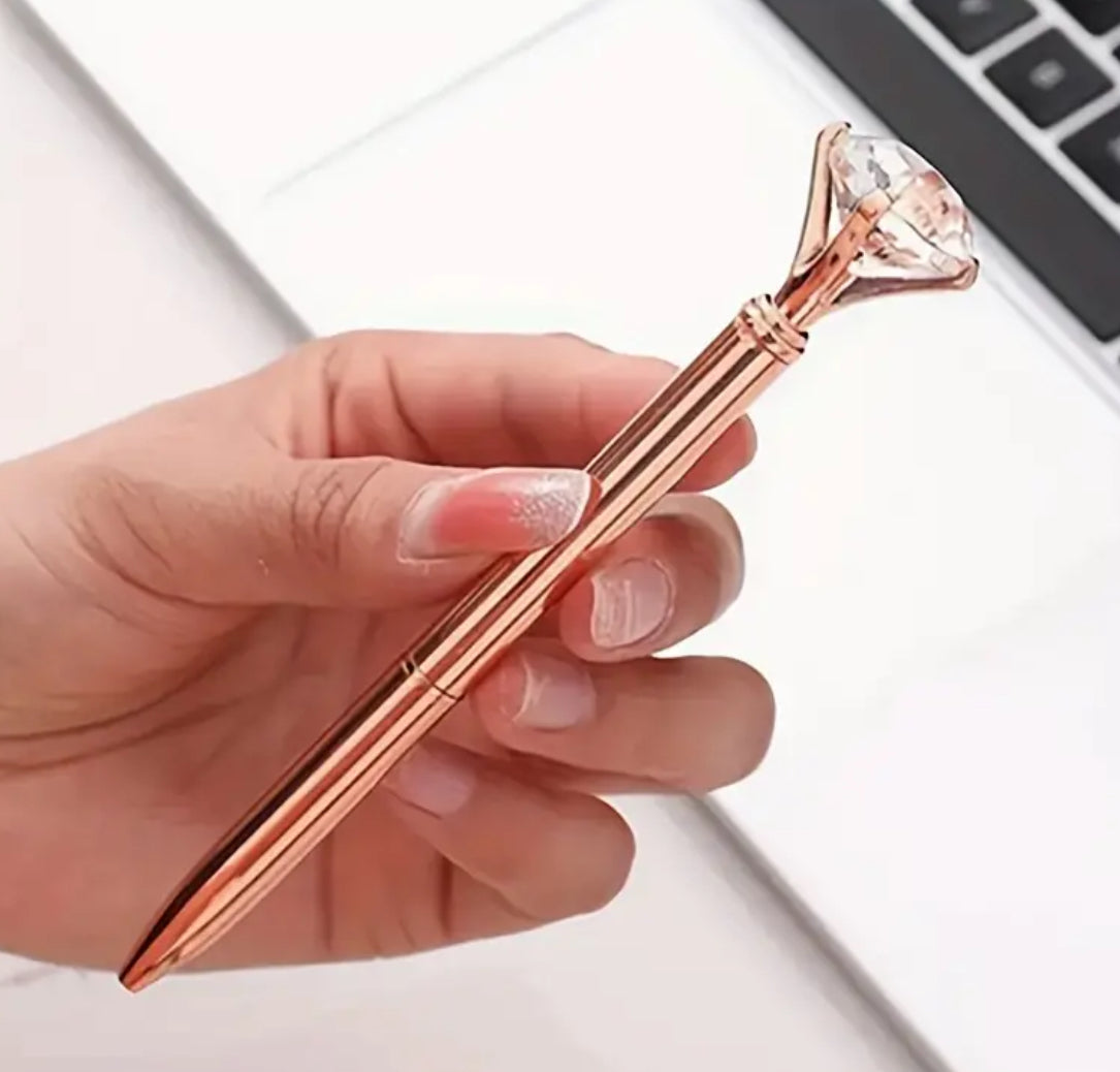 Elegant, Diamond Ballpoint Pen