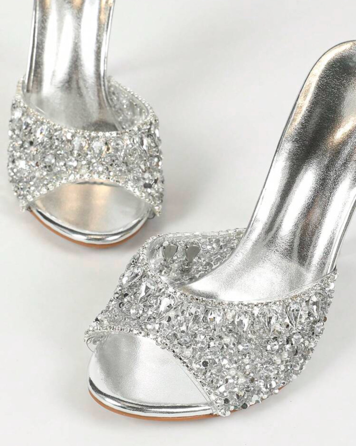 Gorgeous Sparkling Rhinestone, Round Toe, Women’s