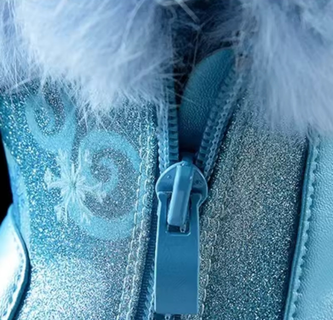 ‘PRINCESS ELSA’ Tall Low Heel Boots