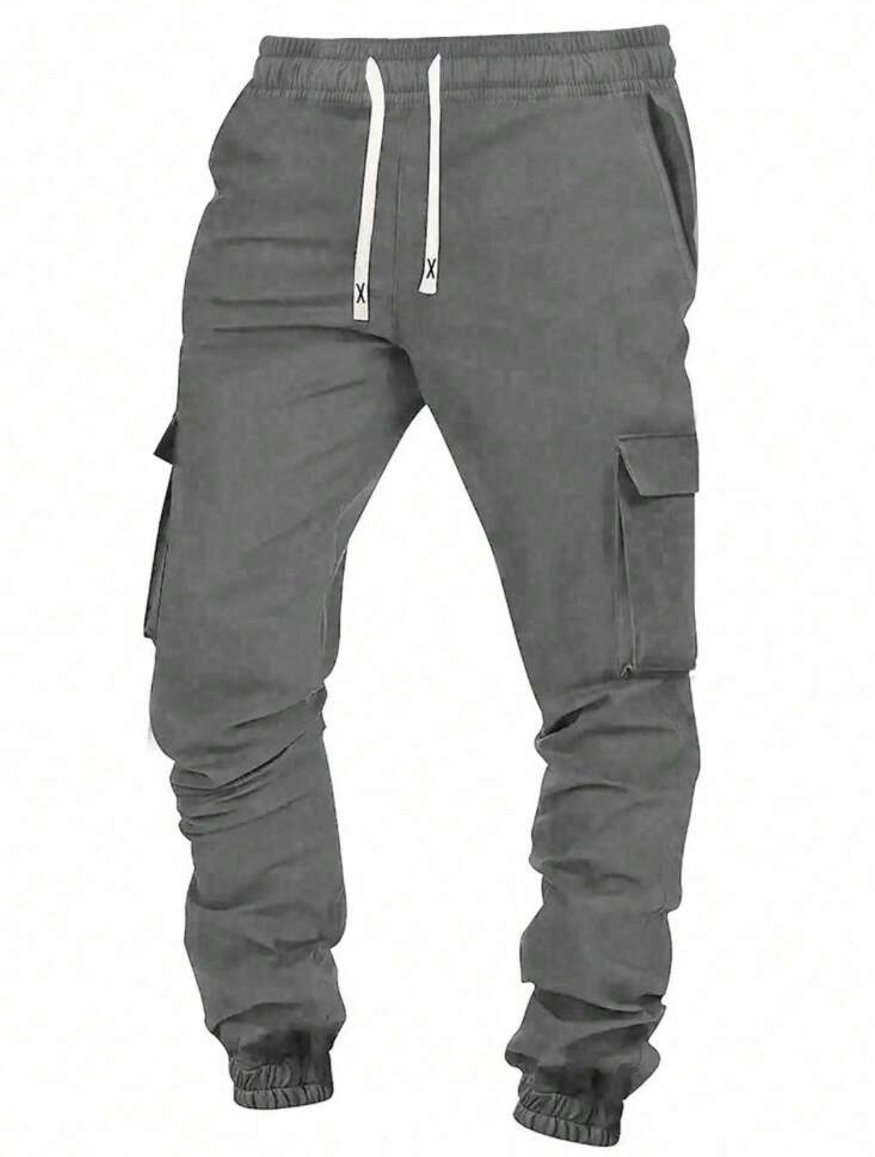 Casual Drawstring Workwear Trousers, Joggers Teens