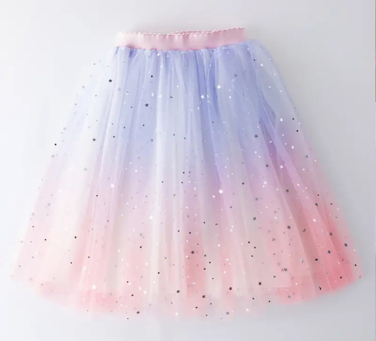 “Dazzling Dream” Vibrant Ombre Sequin Princess Tutu Skirt