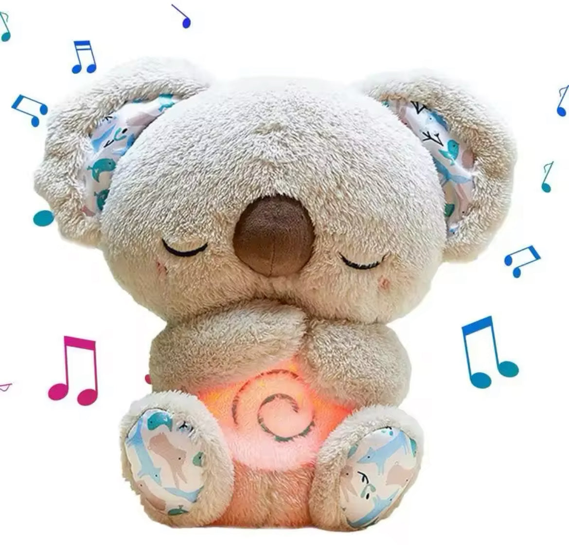 “Sleepy Koala Buddy” Multifunction Plush Toy for Baby Sleep Soothing, White Noise Companion