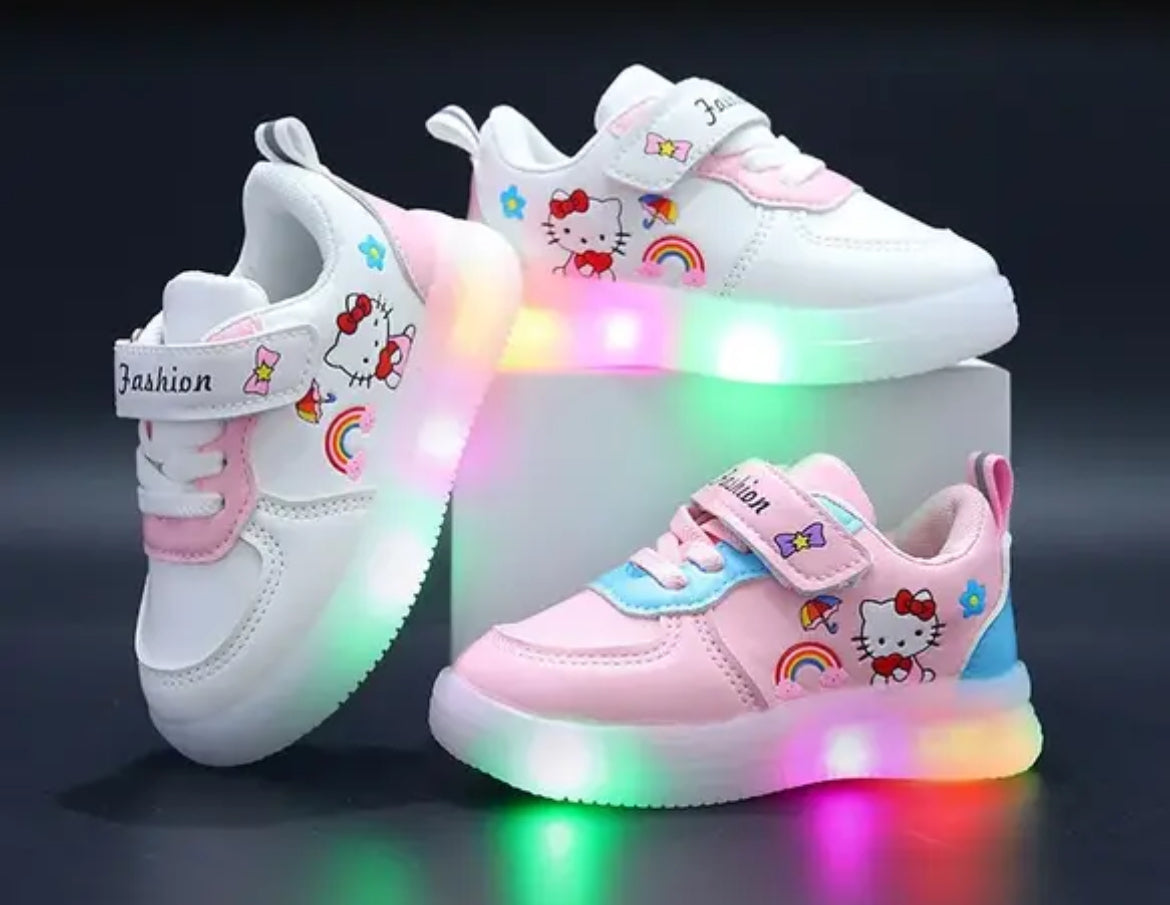 🩷 Hello Kitty Toddler, Led Light Shoes