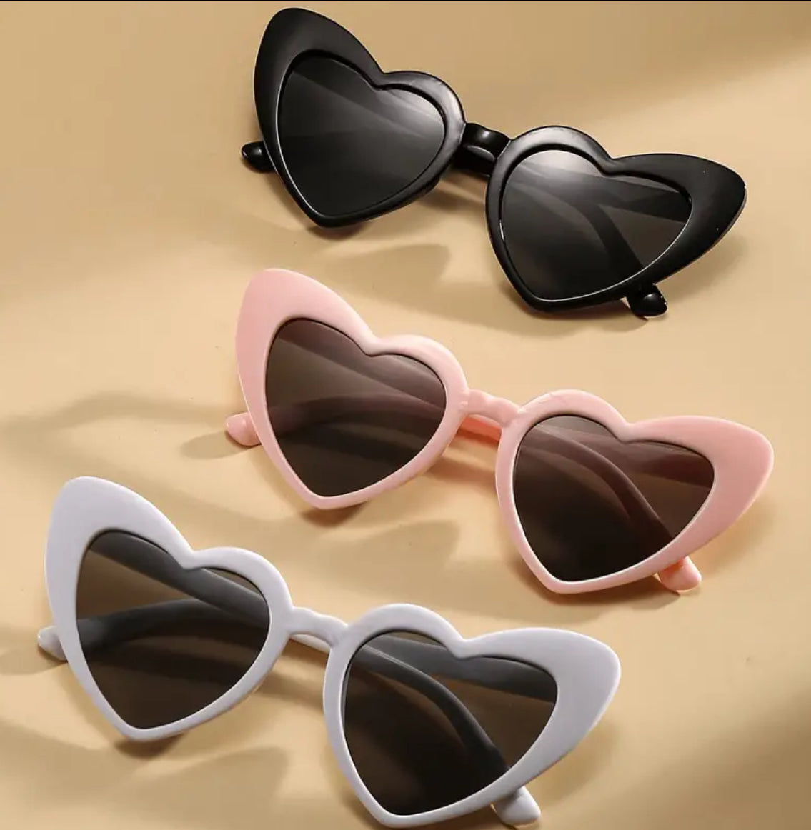 Gafas con forma de “corazón de amor” de moda, gafas de moda para niñas