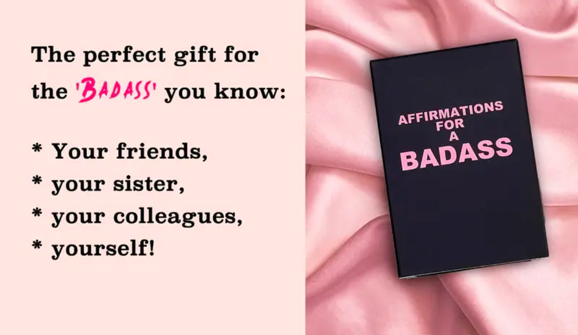 Badass Affirmation Cards for Women - Daily Motivational & Inspirational Quotes