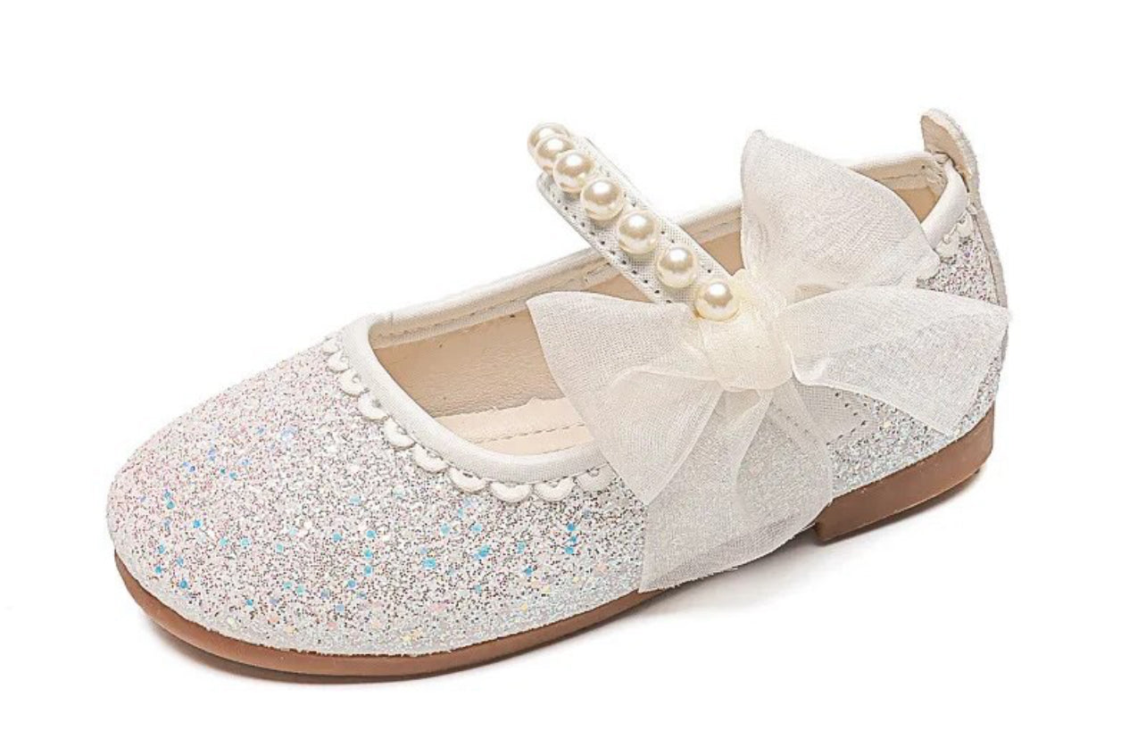 Glitter &amp; Pearls Mary Janes