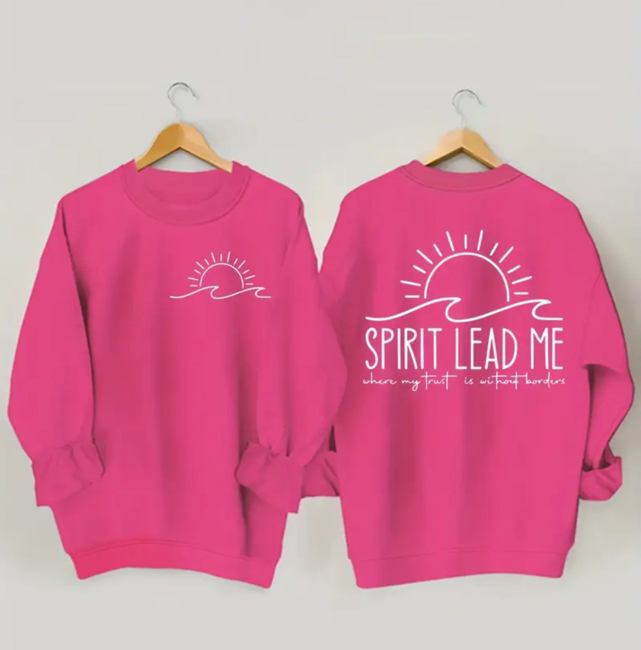 Women's Letter & Cross Print Pullover Sweatshirt - Worship