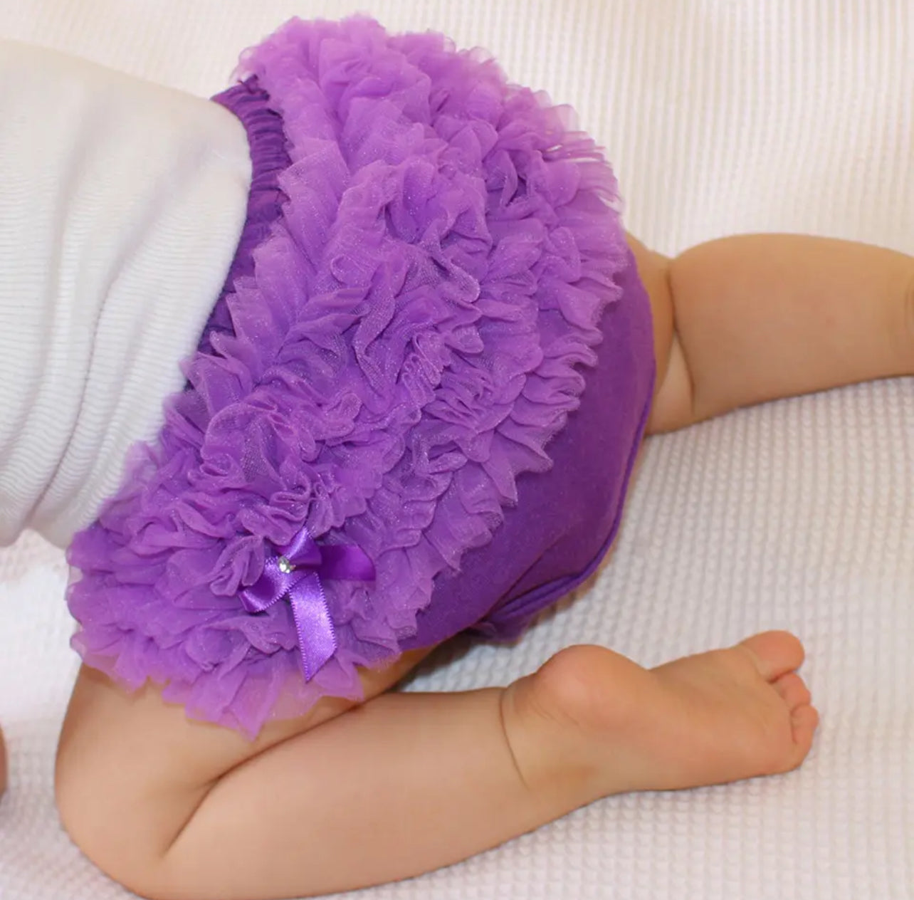 “Baby Cotton Bloomers” Ruffled Diaper Covers