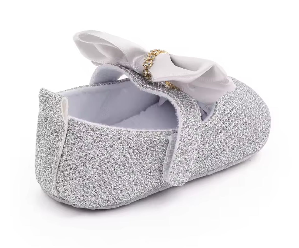 Rhinestone Baby Girl Shoes Bling Mary Jane Flats