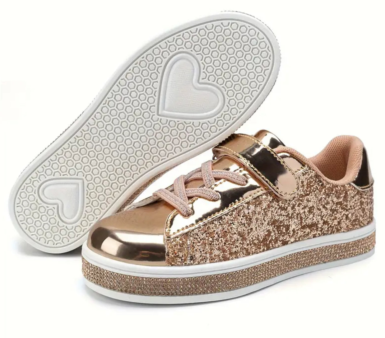 Glitter Tennis Shoes, Girls