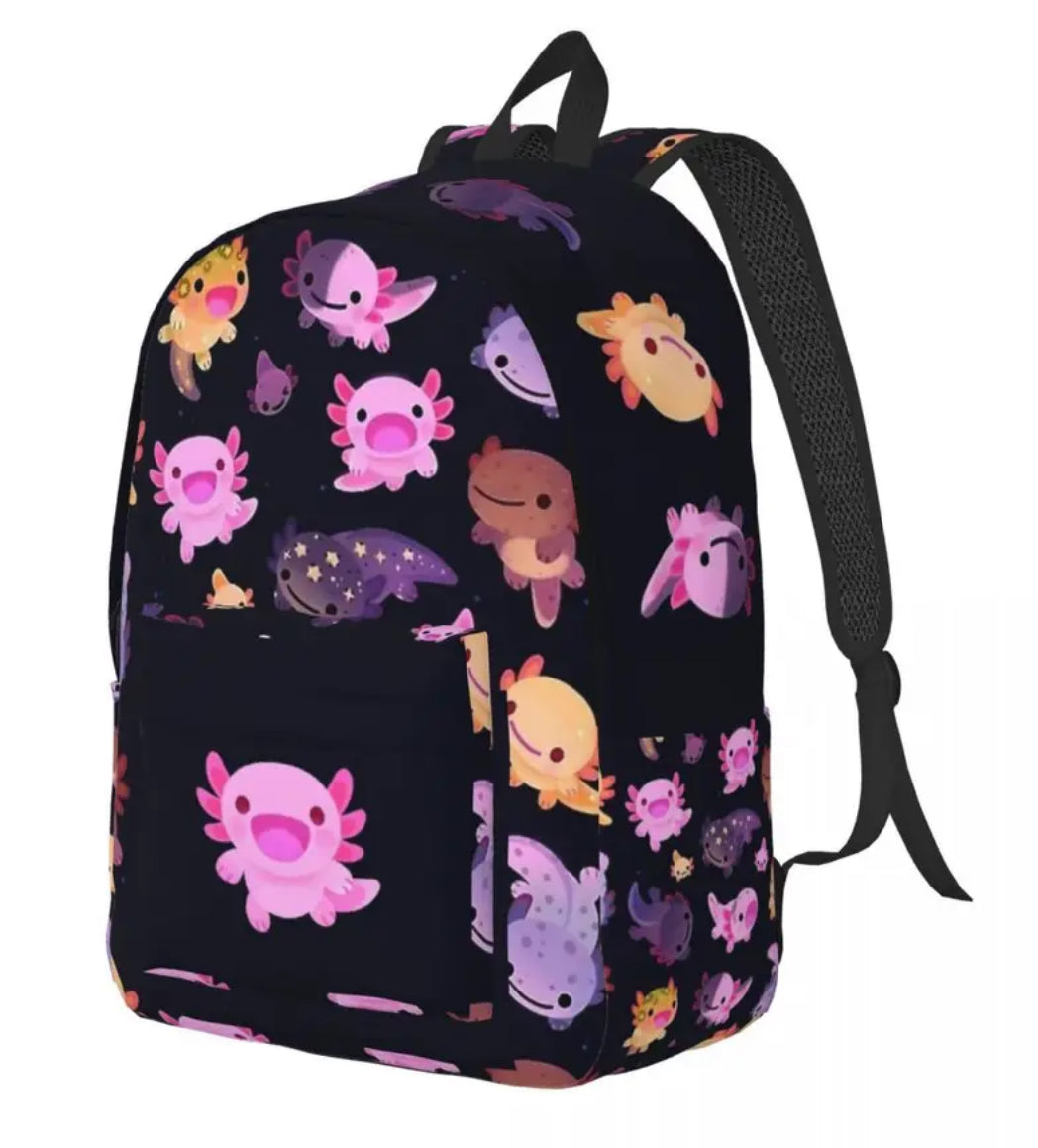 Mochila Axolotl, Salamandra Kawaii