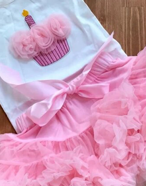 6-24M Baby Girls 1st Birthday Tutu Set 🎀