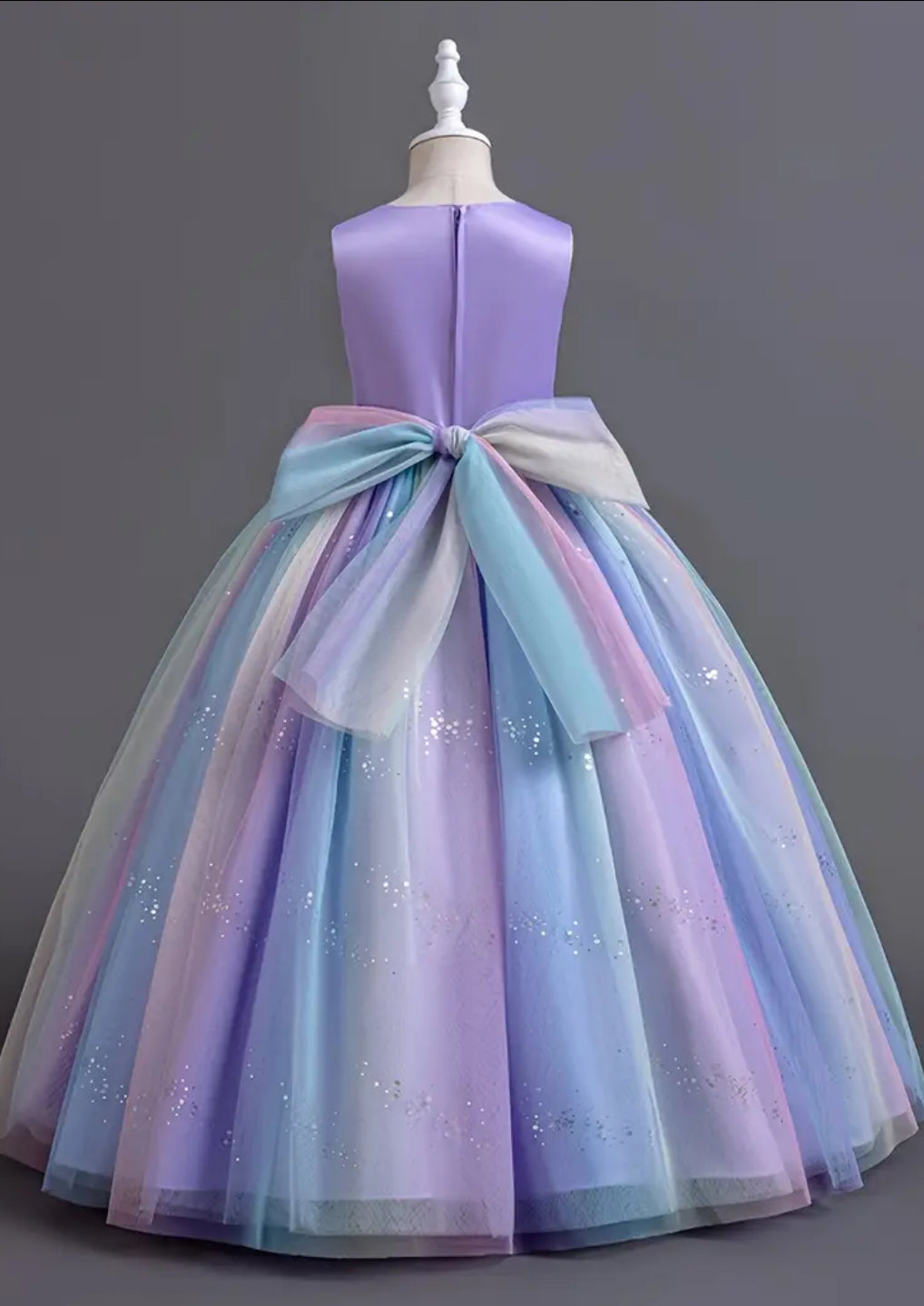 Lace & Tulle Rainbows & Bows Princess Dress