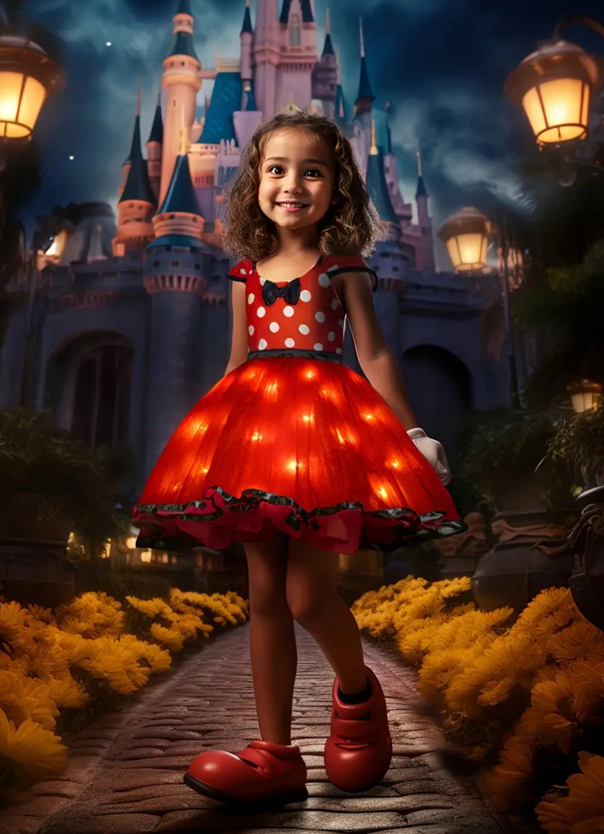 Mini Mouse, Twinkle LED, Princess Tutu Dress