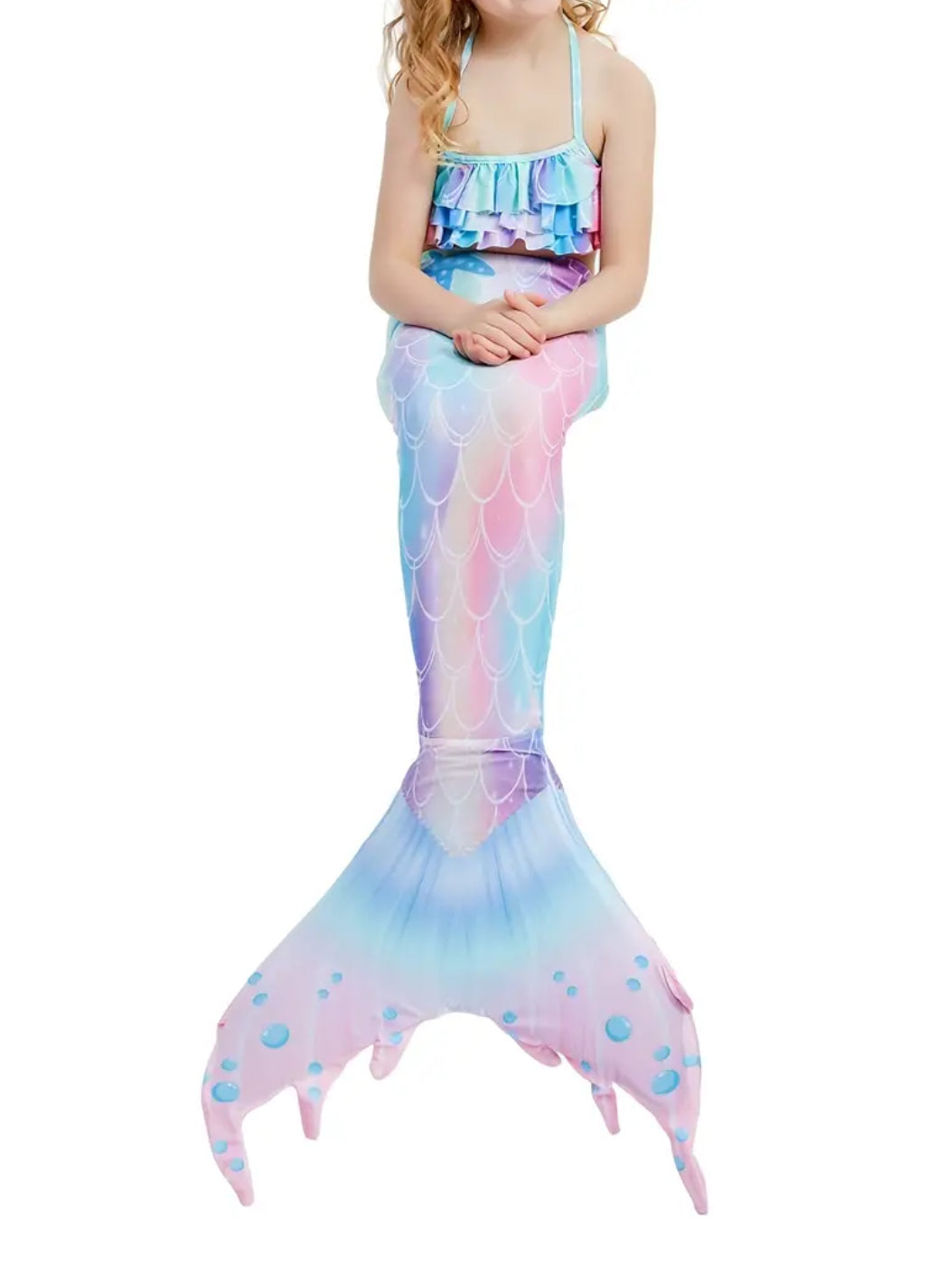 “I’m a Mermaid” Swimsuit, Tail & Accessories