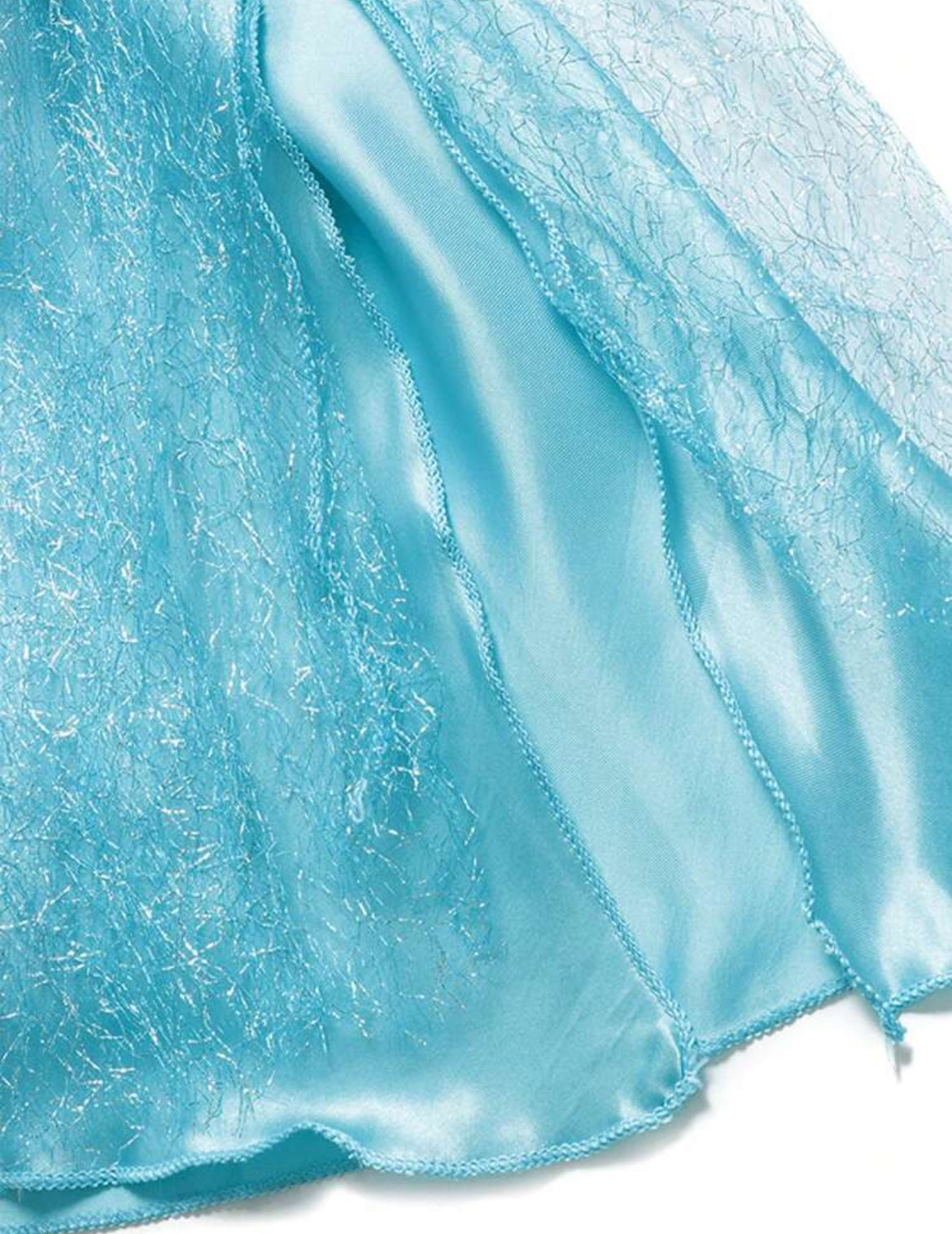 “Frozen” Magical ❄️ Mesh & Beaded Long Sleeve Party Dress