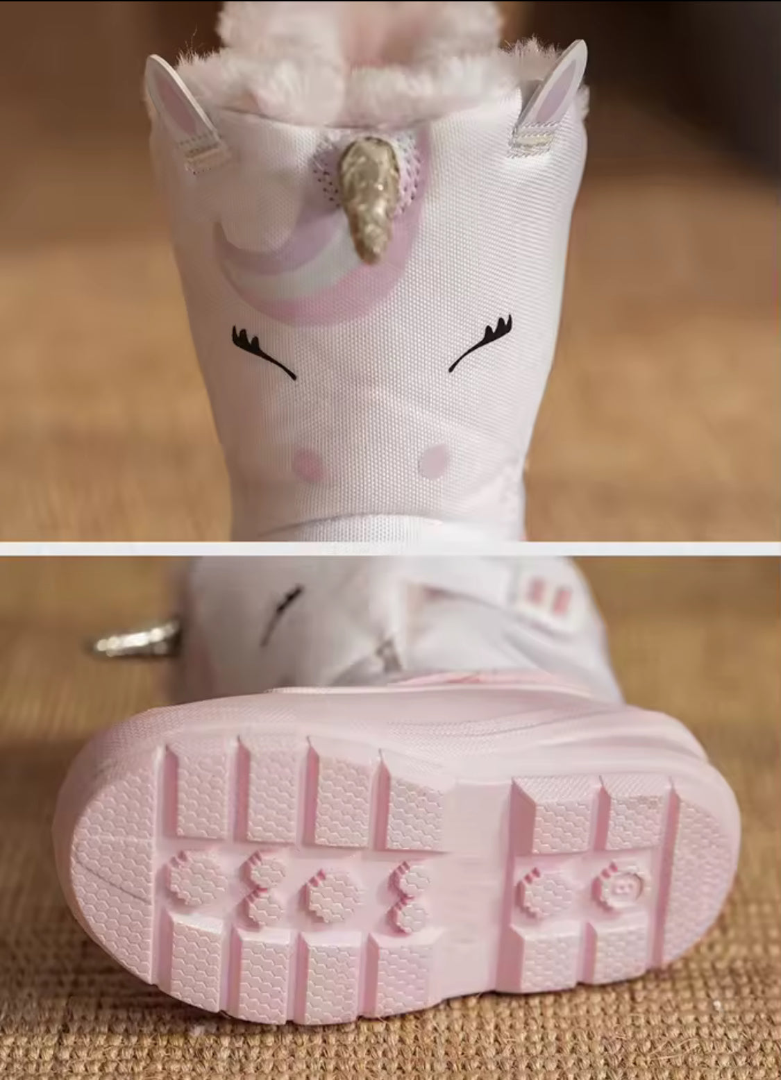 Girls “ADORBS” Snow Boots Waterproof Slip & Cold Weather Resistant