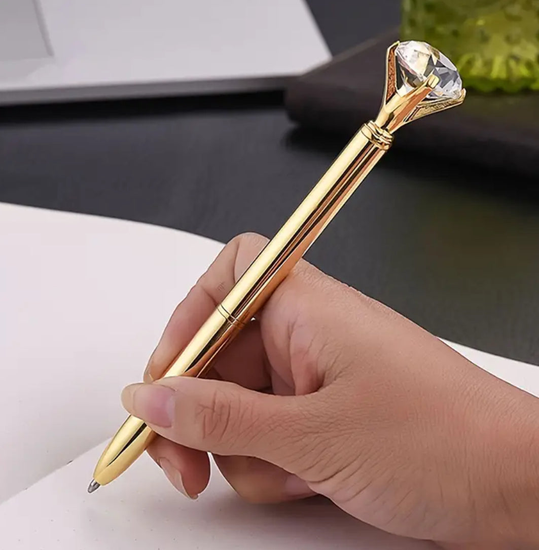 Elegant, Diamond Ballpoint Pen