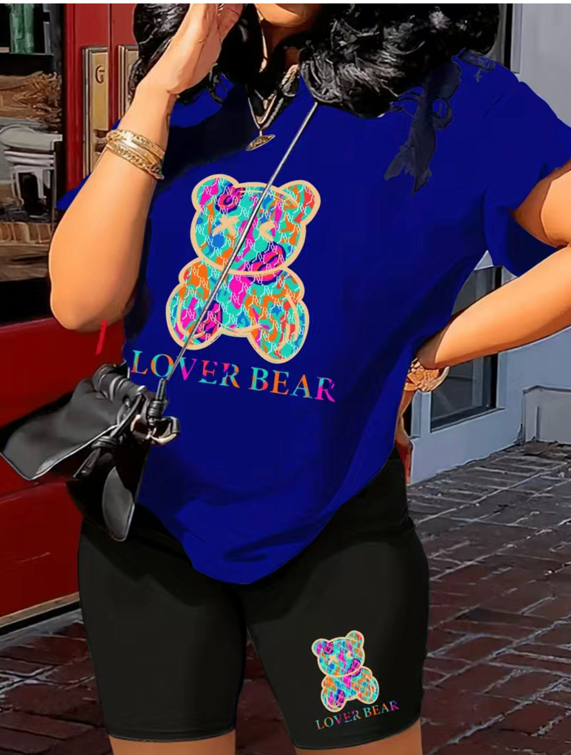 Modish Bear Casual T-Shirt for Women & Teens