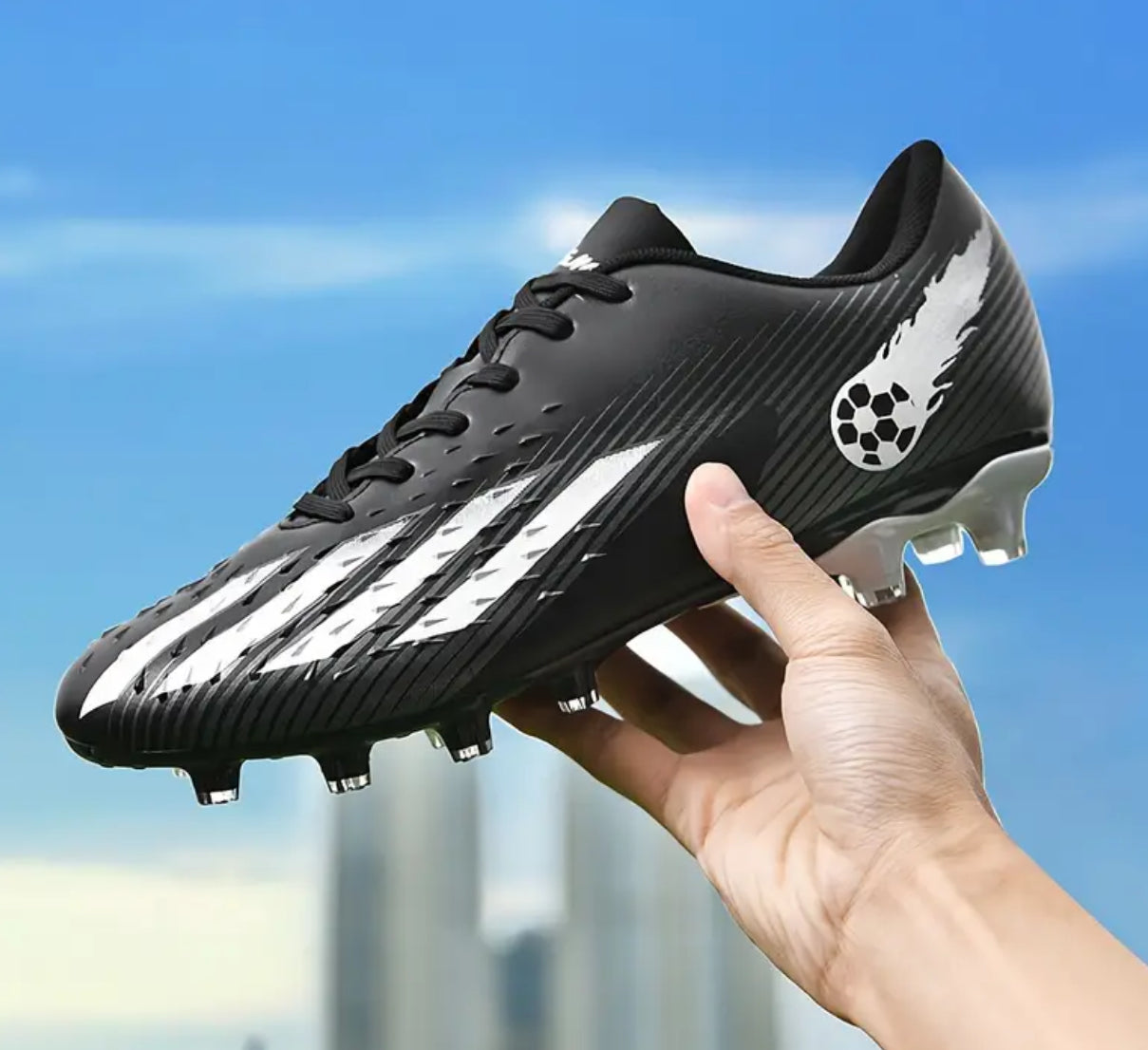 Boy's Non Slip Football Cleat With Spikes