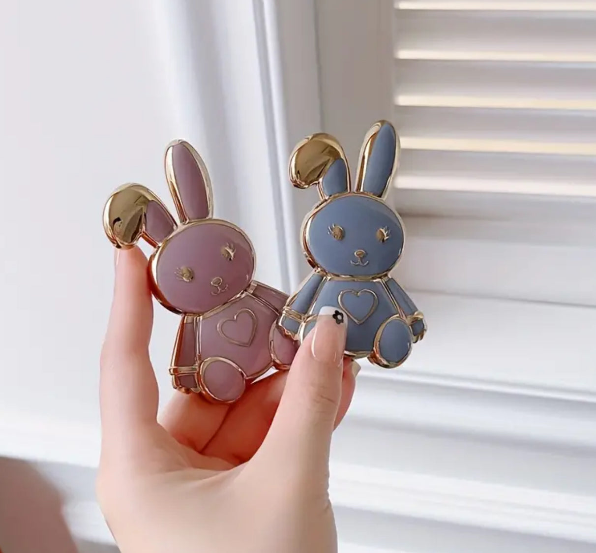 Folding Ear “Love Rabbit” Mobile Phone Grip & Stand