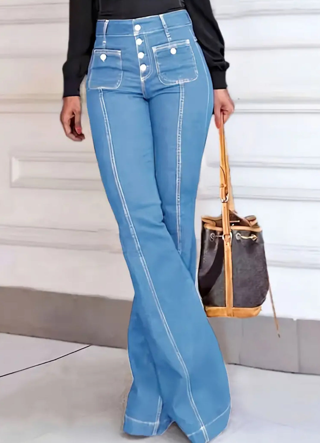 Retro Elegant Denim Jeans