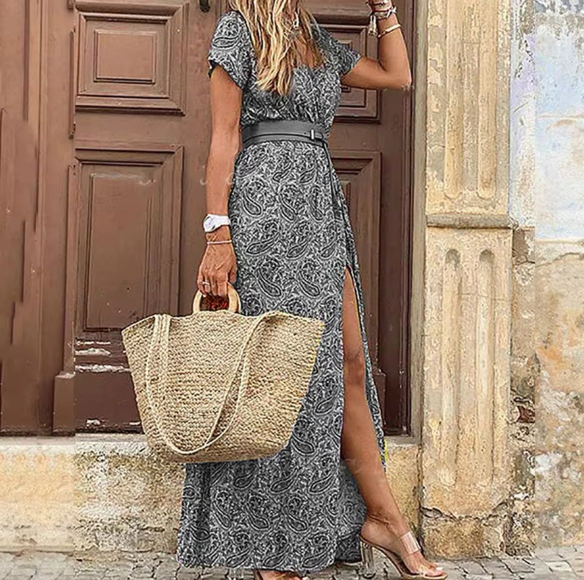 “Bohemian Elegance” Elegant Maxi Dress, Up to 3XL