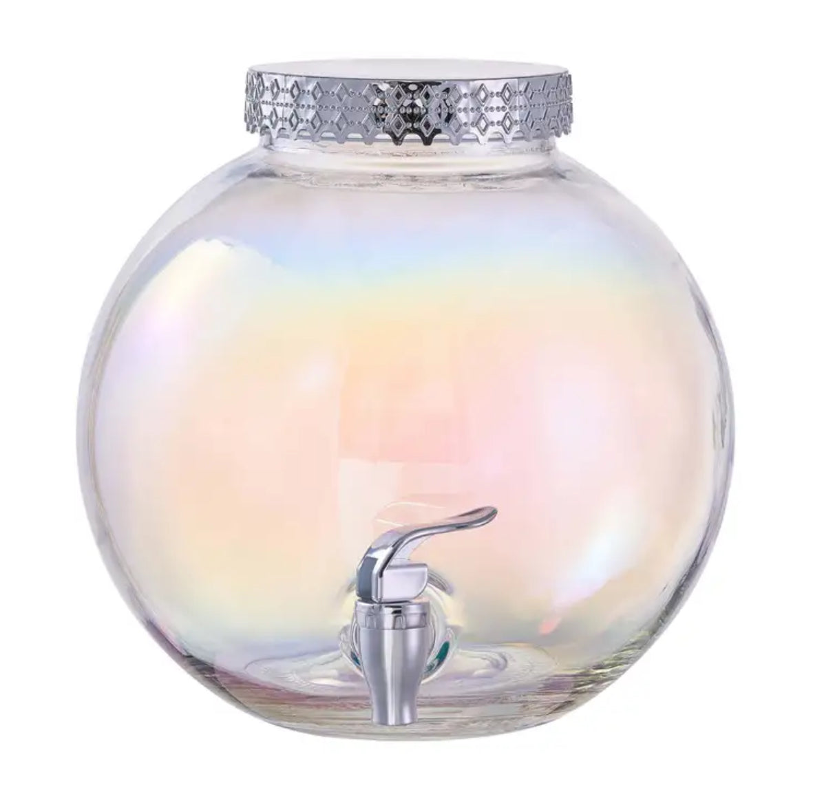 “Holiday Glass Ornament” 1.5-Gallon Beverage Dispenser