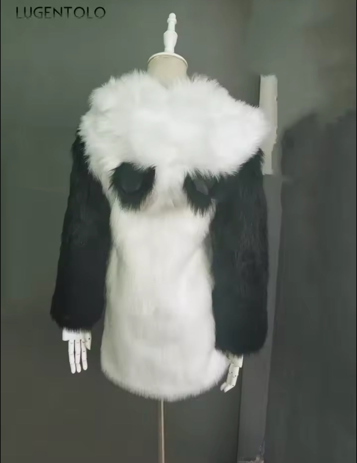 “Beautiful Bear” Women Faux Fur Coat, Hooded Ear, Casual Loose Warm 🐻🐼