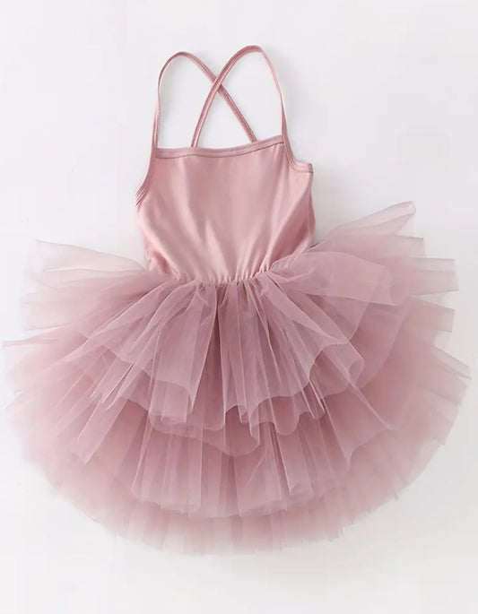 Girls Whimsical Tutu Ballet Dress 🦩