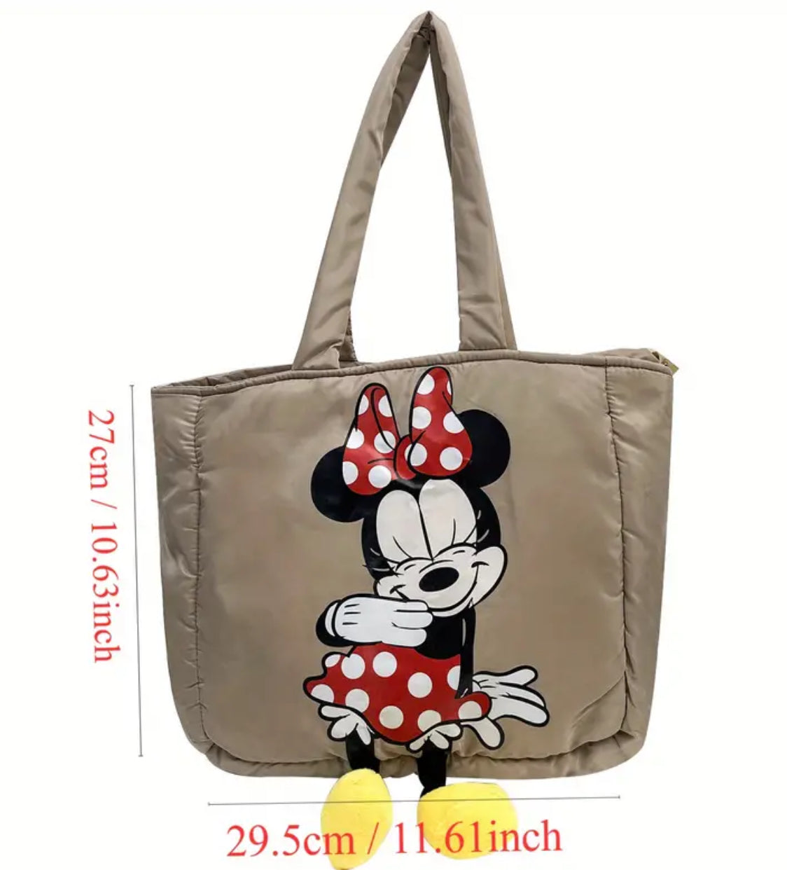 Disney Minnie Mouse Tote, Large Capacity