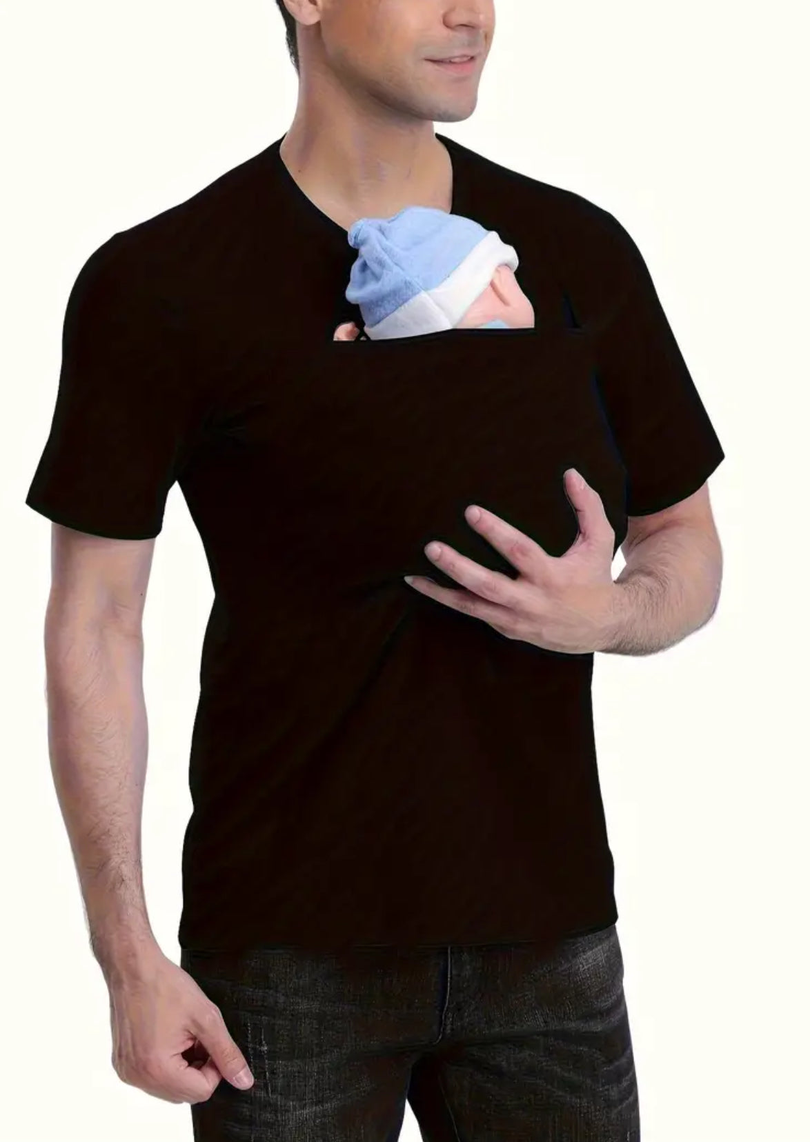 “Little Kangaroo” Men’s Carry & Craddle T-Shirt