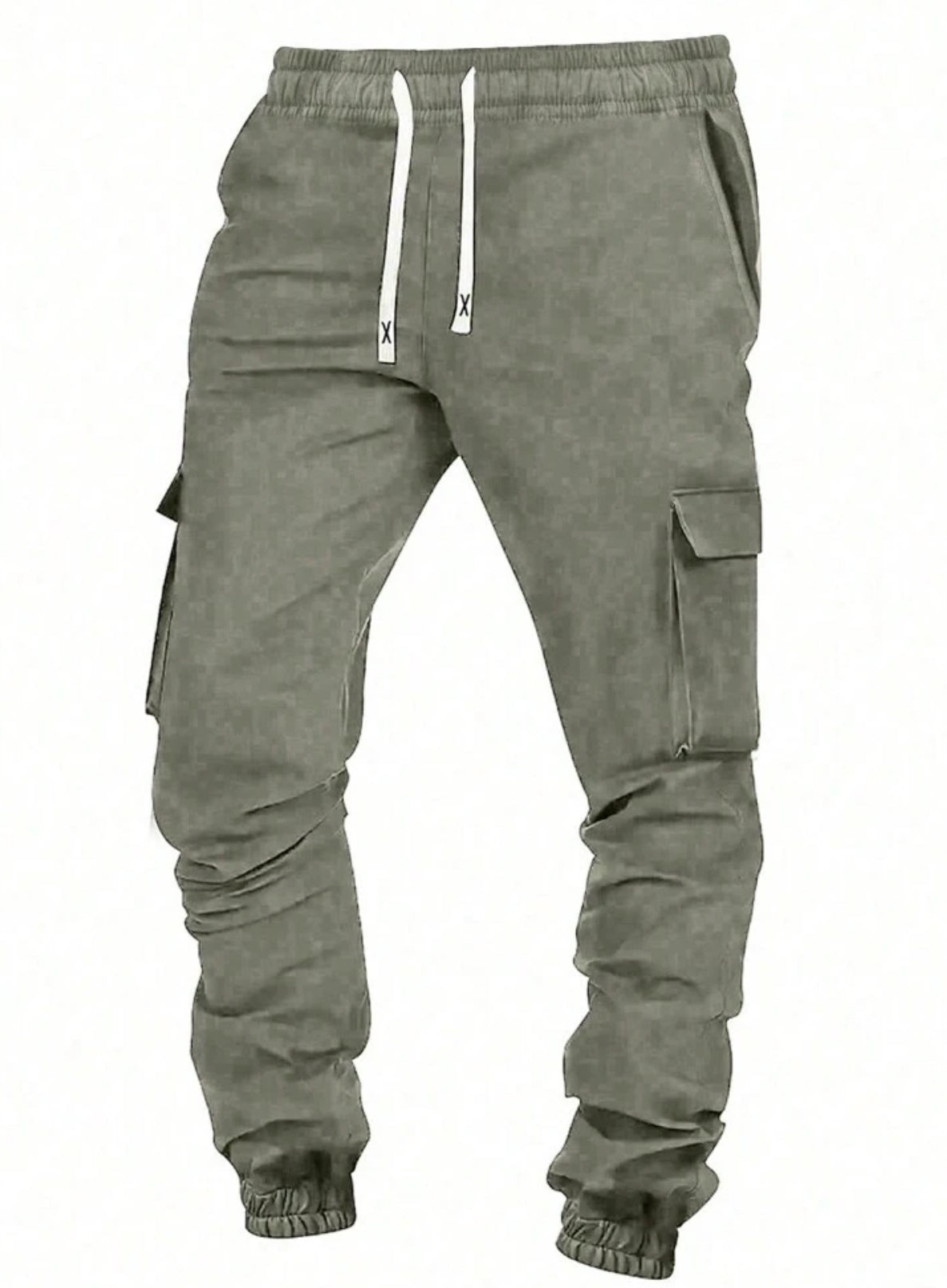 Casual Drawstring Workwear Trousers, Joggers Teens