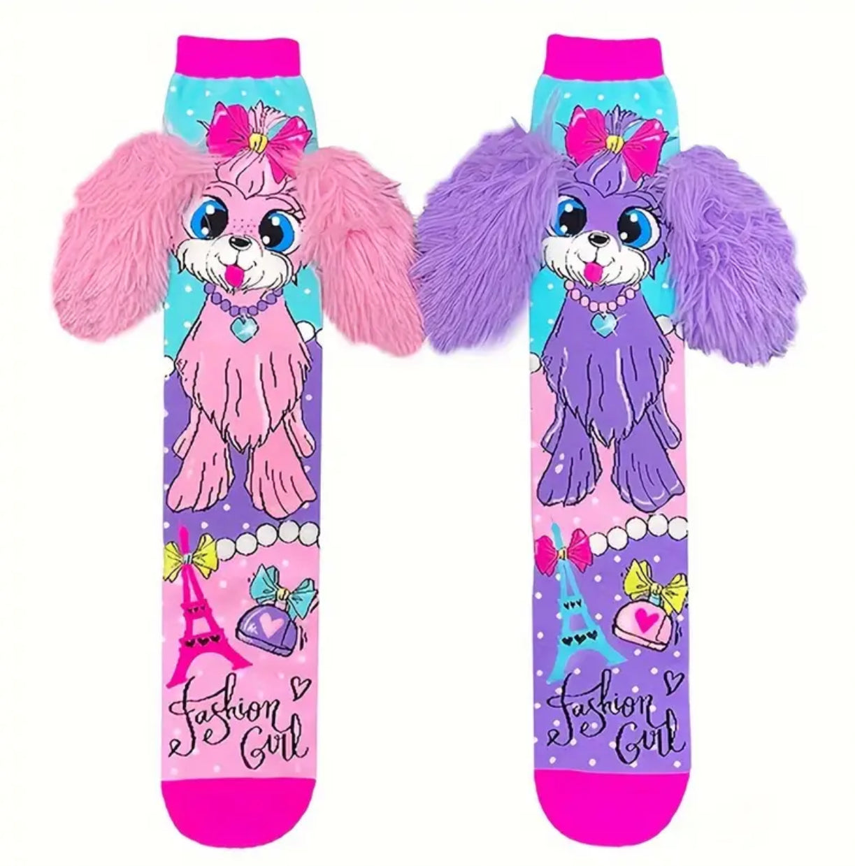 “Fifi” Girls socks, long socks,