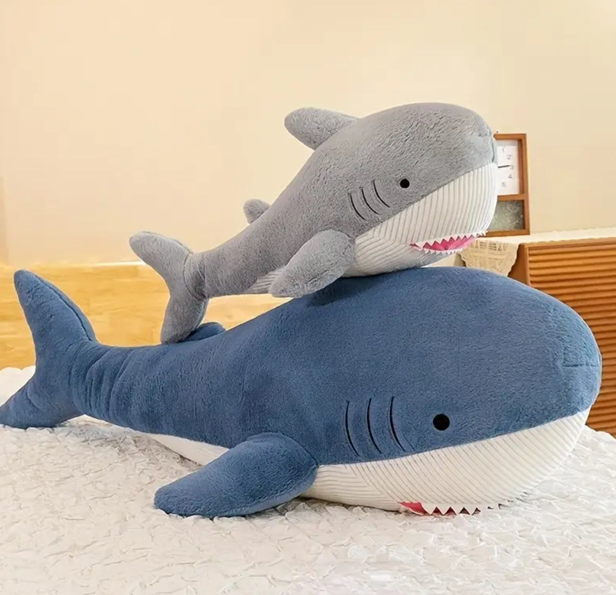 “Shark”  Stuffed Plush Animal, Pillow Decor, Toy