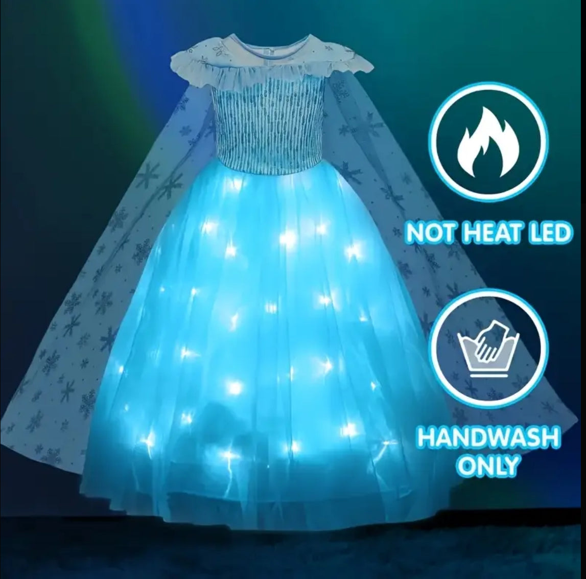 Elsa Light Up LED Dress