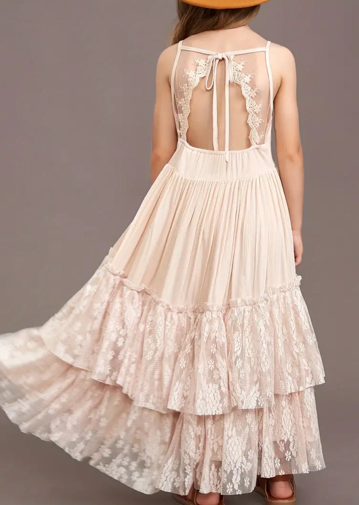 “Southern” Gorgeous Flowy Lace Dress, Youth