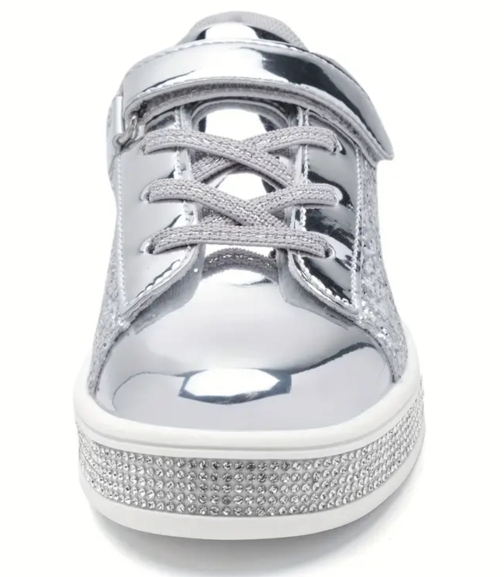 Glitter Tennis Shoes, Girls