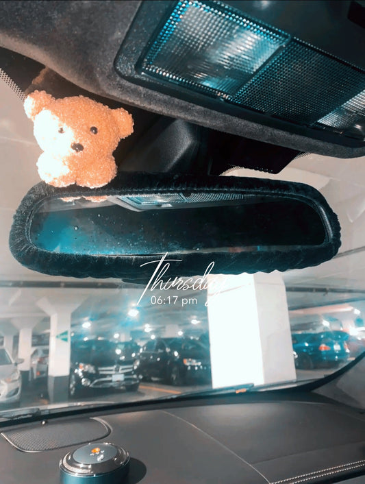 Modish Bear, Car Rearview Mirror Cover Accessories