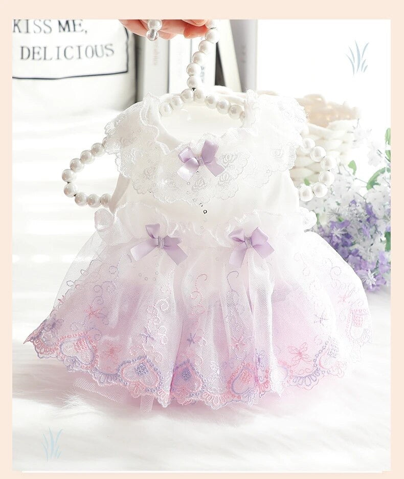 Lavender Dreams, Glam 🐾 Paws Collection, Pet Wedding Dress