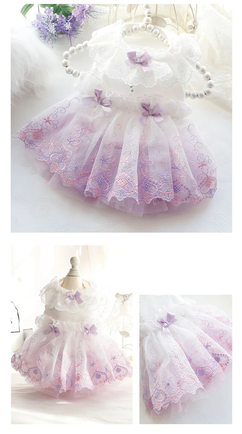 Lavender Dreams, Glam 🐾 Paws Collection, Pet Wedding Dress