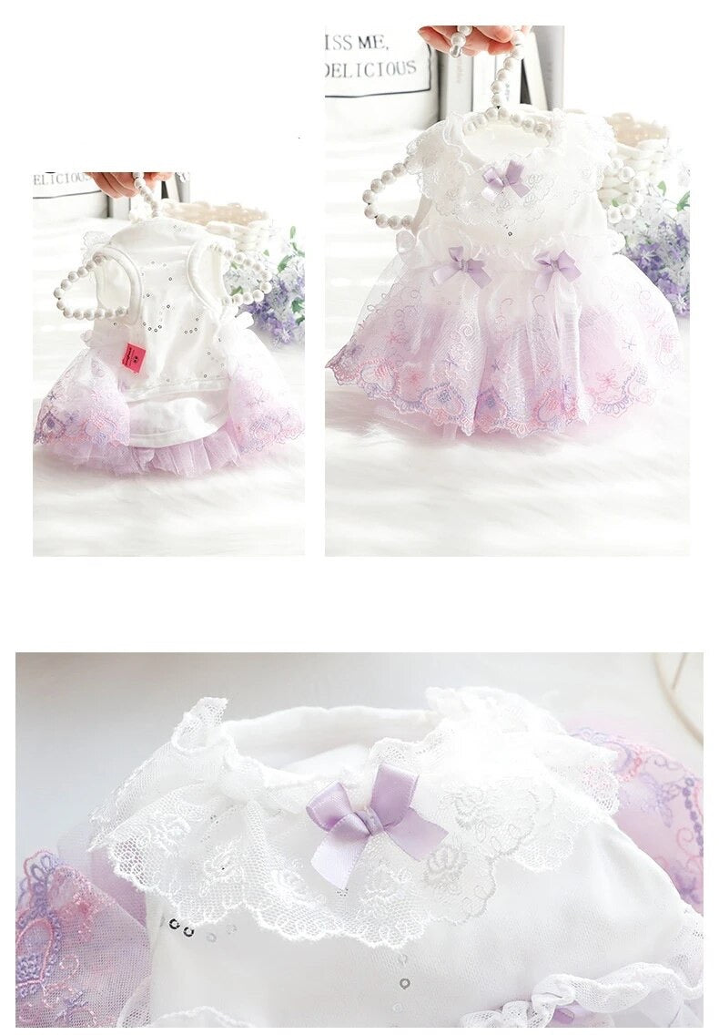 Lavender Dreams, Glam 🐾 Paws Collection, Pet Wedding Dress