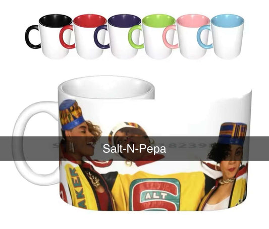 Salt-N-Pepa, Hip Hop de los 90, taza de cerámica