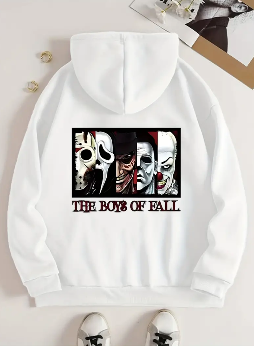 “The Boys of Fall” Print Hoodie