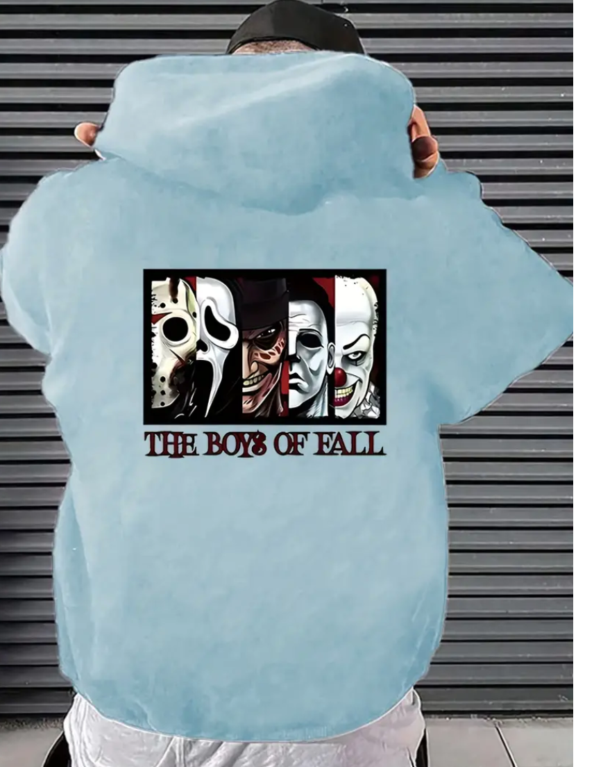 “The Boys of Fall” Print Hoodie