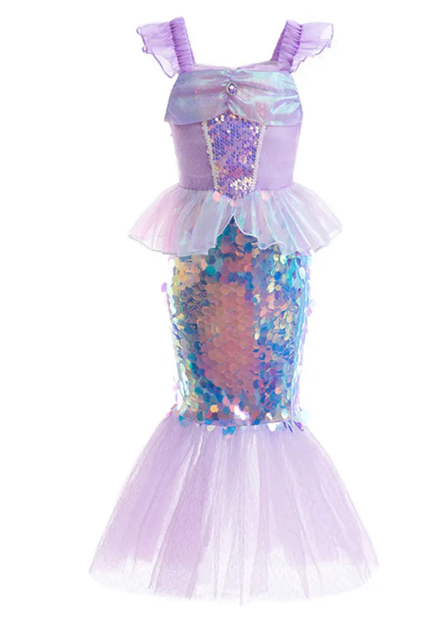Sequins Mermaid Princess Dress