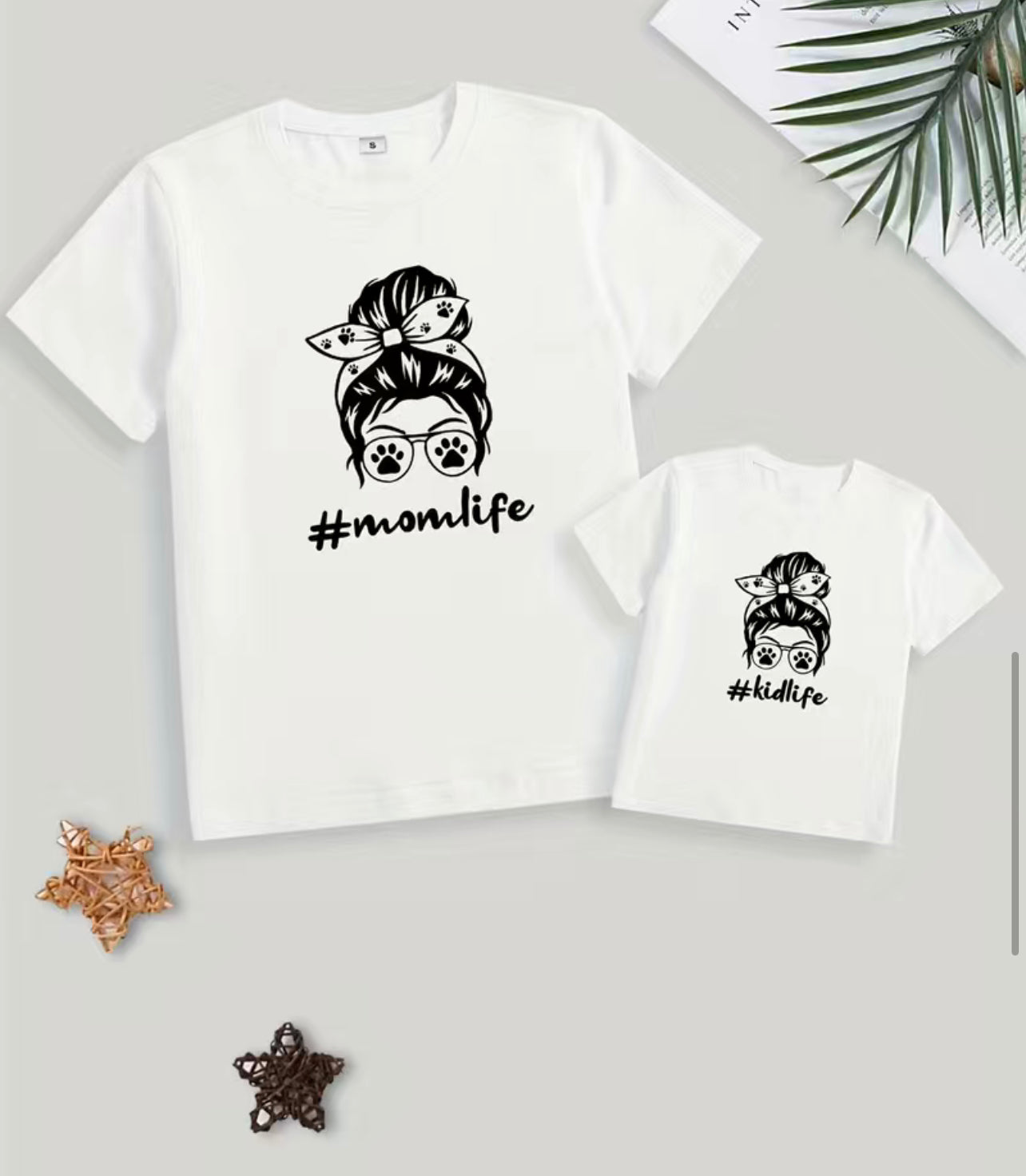 “Momlife & Kidlife“ Matching T-Shirt