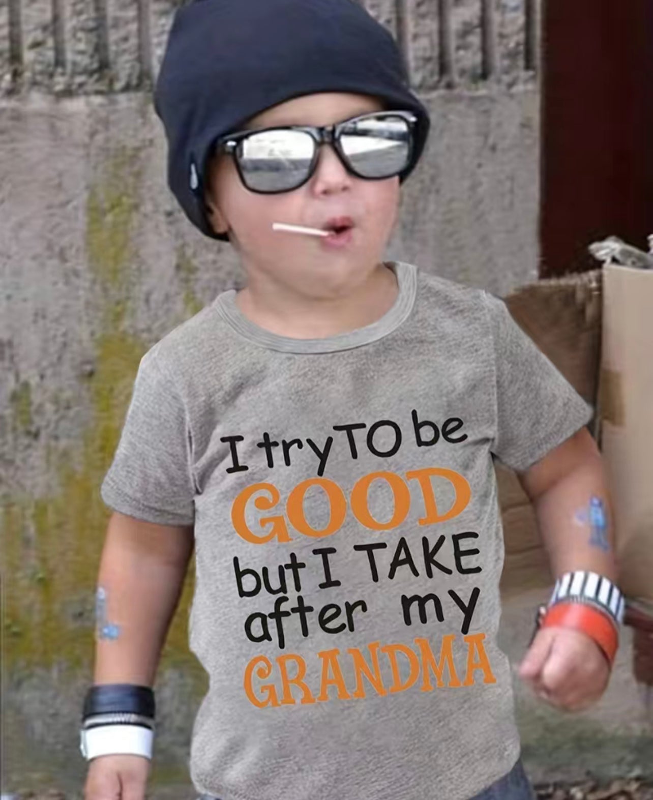 ''I Try To Be Good But I Take After My Nana'' T-Shirt