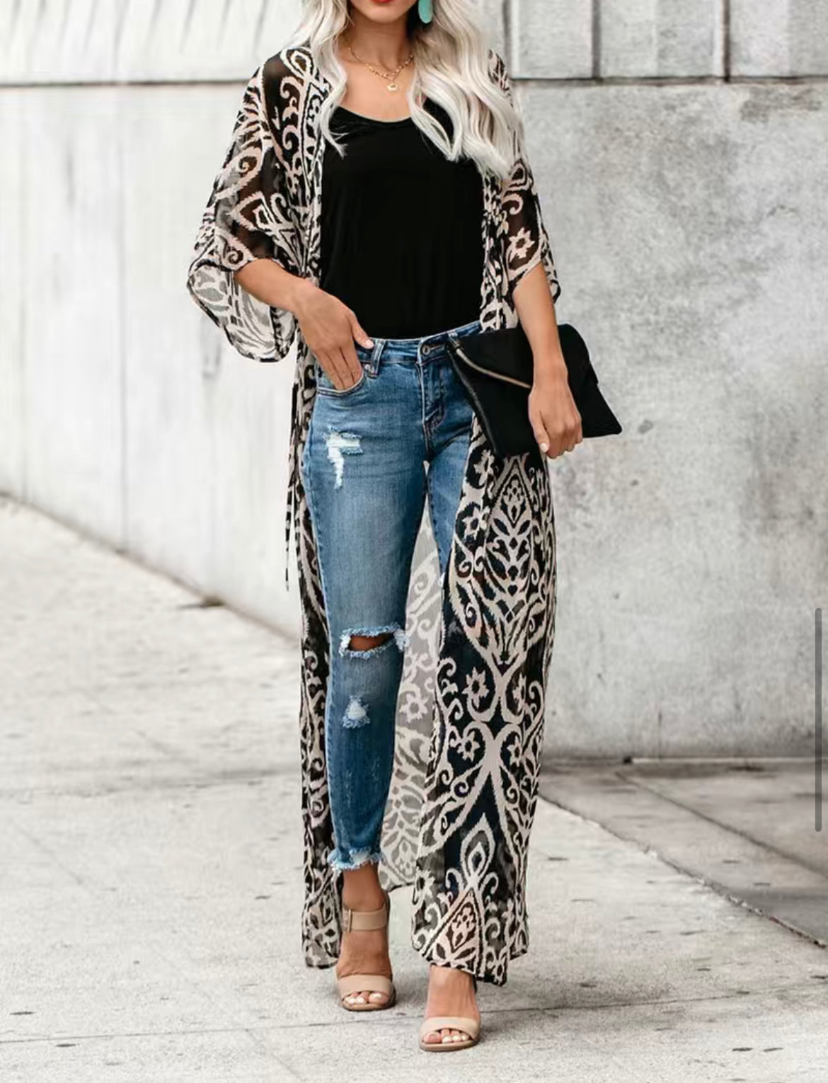 Mamatë elegante💋 Kimono boho